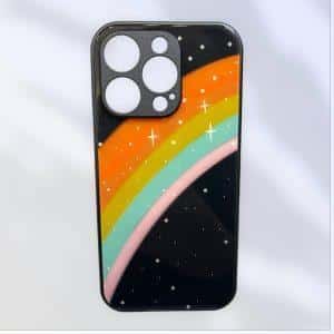 Maska Color Stars za iPhone 14 pro crna
