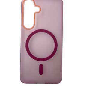 Maska Matte Magsafe za Samsung S25 roze