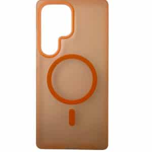 Maska Matte Magsafe za Samsung S25 ultra narandzasta