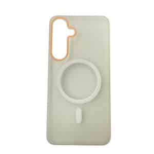 Maska Matte Magsafe za Samsung S25 plus bela