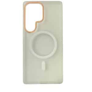 Maska Matte Magsafe za Samsung S25 ultra bela