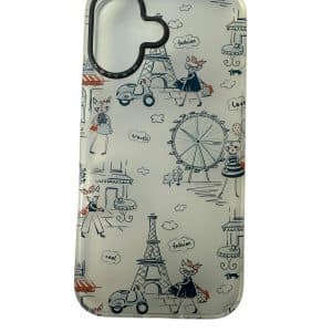 Maska travel print za iPhone 16 paris
