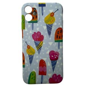 Maska Svetleca print za iPhone 11 ice cream