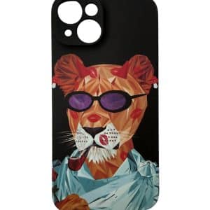 Maska Svetleca print za iPhone 14 lion