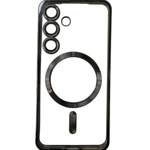 Maska metalik magsafe za Samsung S25 crna