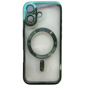 Maska metalik magsafe za iPhone 17 zelena