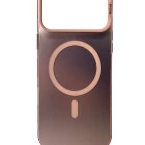 Maska Magsafe sedef za iPhone 17 pro max roze