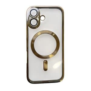 Maska metalik magsafe za iPhone 17 zlatna