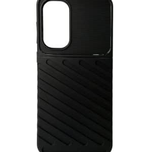 Maska Ribbed shield za Samsung A56 crna