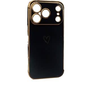 Maska Elegant heart za iPhone 17 pro max crna