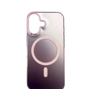 Maska Magsafe sedef za iPhone 16 roze