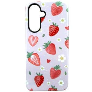 Maska Custom fit za Samsung A56 strawberry