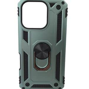 Maska Defender ring za iPhone 16 pro zelena