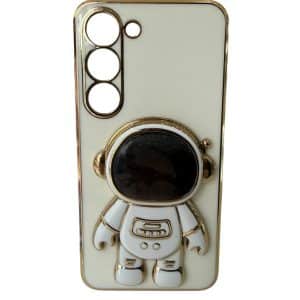 Maska astronaut stand za Samsung S23 bela