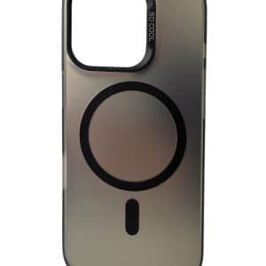 Maska Magsafe sedef za iPhone 16 pro crna