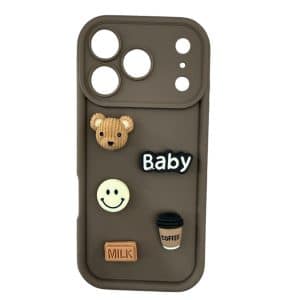 Maska Coffee bear za iPhone 17 pro braon