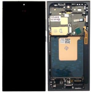 LCD ekran za Samsung S24 Ultra + touch screen + frame (okvir) SOFT oled crni