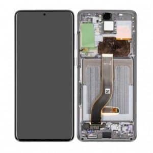 LCD ekran za Samsung S20 Plus + touch screen + frame (okvir) SOFT oled silver