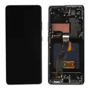 LCD ekran za Samsung S21 Ultra + touch screen + frame (okvir) SOFT oled crni