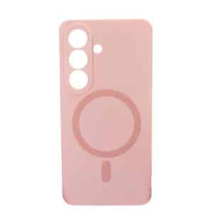 Maska Soft magsafe za Samsung S26 roze